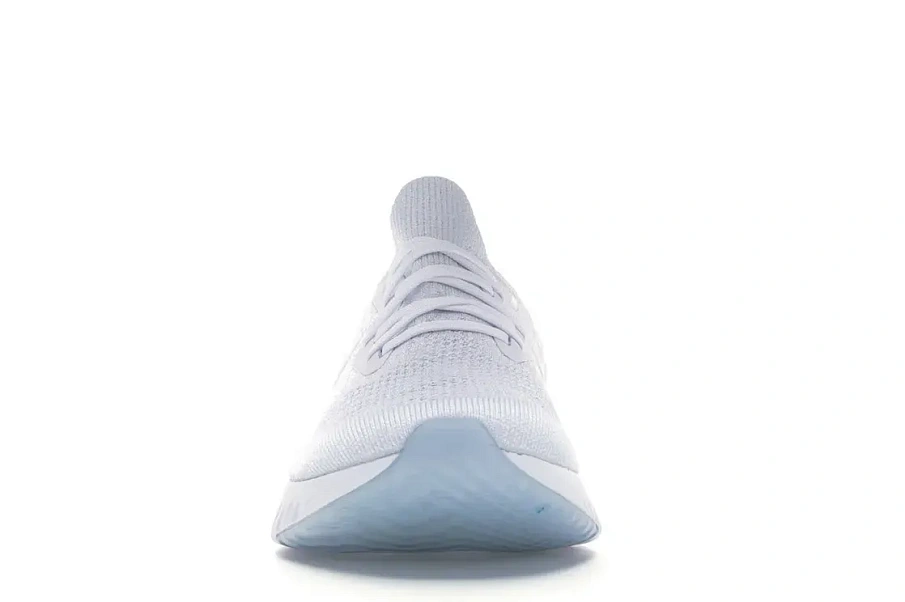 Фото № 2 с приближением к товару «‎Nike Epic React Flyknit White Racer Blue »
