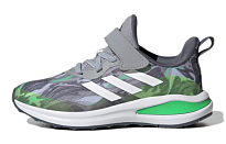 Фото № 1 с приближением к товару «‎adidas Fortarun Elastic Lace K Comfortable Wear Resistant Running Shoes K GreyGreen»