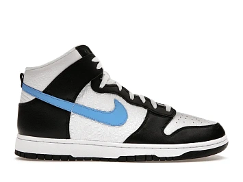Nike Dunk High Retro FLC Black University Blue White (FJ4210-001) - 1