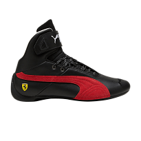 Фото № 1 с приближением к товару «‎Scuderia Ferrari x Puma Future Cat Mid Black Rosso Corsa»
