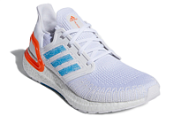 Фото № 3 с приближением к товару «‎adidas Ultraboost 20 Primeblue Running shoes whiteorangeblue»