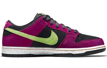 Nike Sb Dunk Low Pro Skate Shoes Red Plum - 3