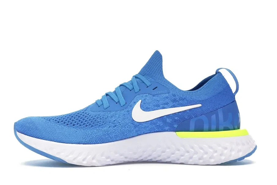 Фото № 3 с приближением к товару «‎Nike Epic React Flyknit Volt Glow»