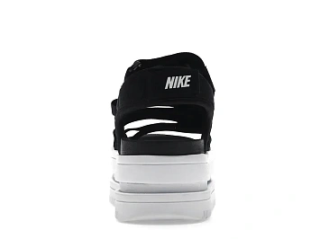 Nike Iconic Classic Sandal Black White White  - 4