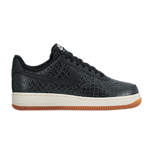 Nike Women's Air Force 1 Low 07 Premium Black (616725-009)