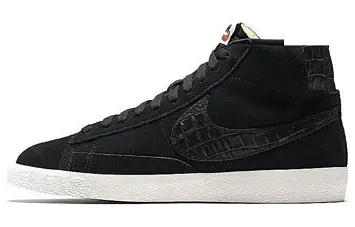Nike SB Blazer Mid Vintage Black Sail Black - 1