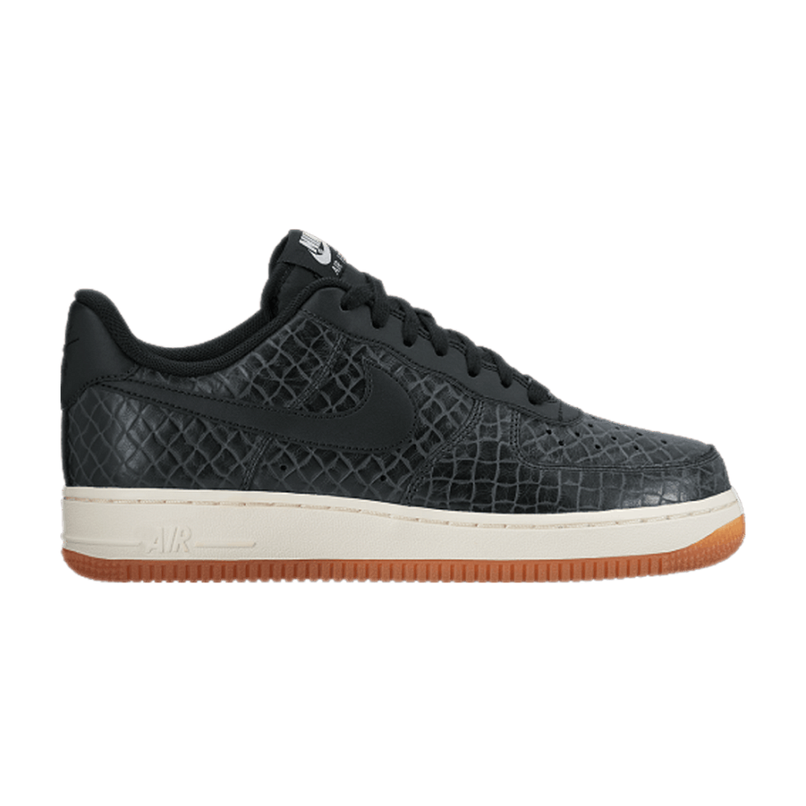 Фото № 1 с приближением к товару «‎Nike Women's Air Force 1 Low 07 Premium Black (616725-009)»
