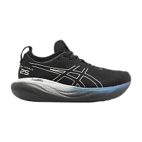 Фото № 1 с приближением к товару «‎Asics Women's Gel Nimbus 25 Platinum Black Pure Silver»