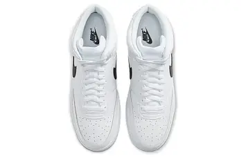 Nike Court Vision Mid WhiteBlack - 5