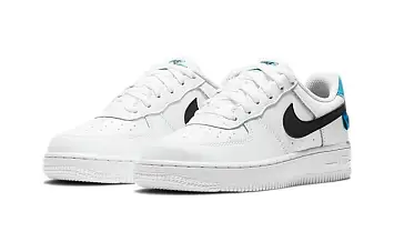 BP Nike Air Force 1 Low Skate shoes WhiteBlue - 3