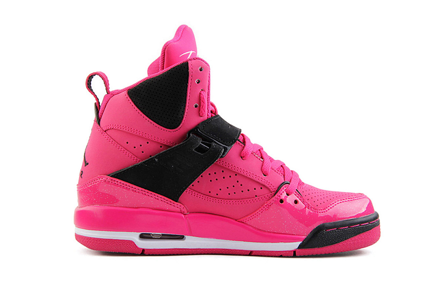 Фото № 2 с приближением к товару «‎Jordan Jordan Flight 45 High Premium GS 'Vivid Pink'»