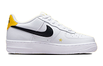 Фото № 2 с приближением к товару «‎Nike Air Force 1 Low "Have a Nike Day" (GS) Low-Top Sneakers WhiteYellow»
