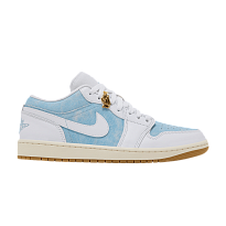 Фото № 1 с приближением к товару «‎Women's Air Jordan 1 Low SE Denim Worn Blue»