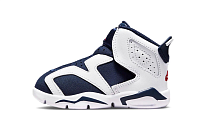Фото № 1 с приближением к товару «‎(TD) Air Jordan 6 Retro Little Flex TD Basketball Shoes BlueWhite»