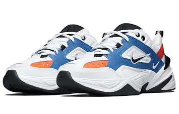 Nike M2K Tekno Daddy shoes Whitebluered - 2