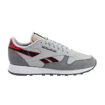 Reebok Classic Leather Pure Grey Vector Red - 1
