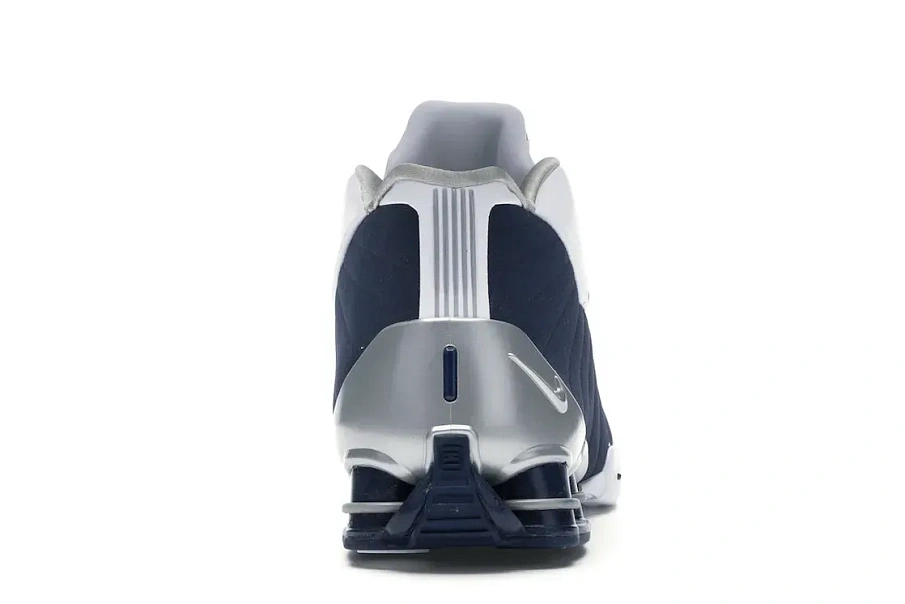 Фото № 4 с приближением к товару «‎Nike Shox BB4 White Silver Navy»