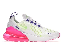 Фото № 1 с приближением к товару «‎Nike Air Max 270 White Volt Pink Blast Indigo »
