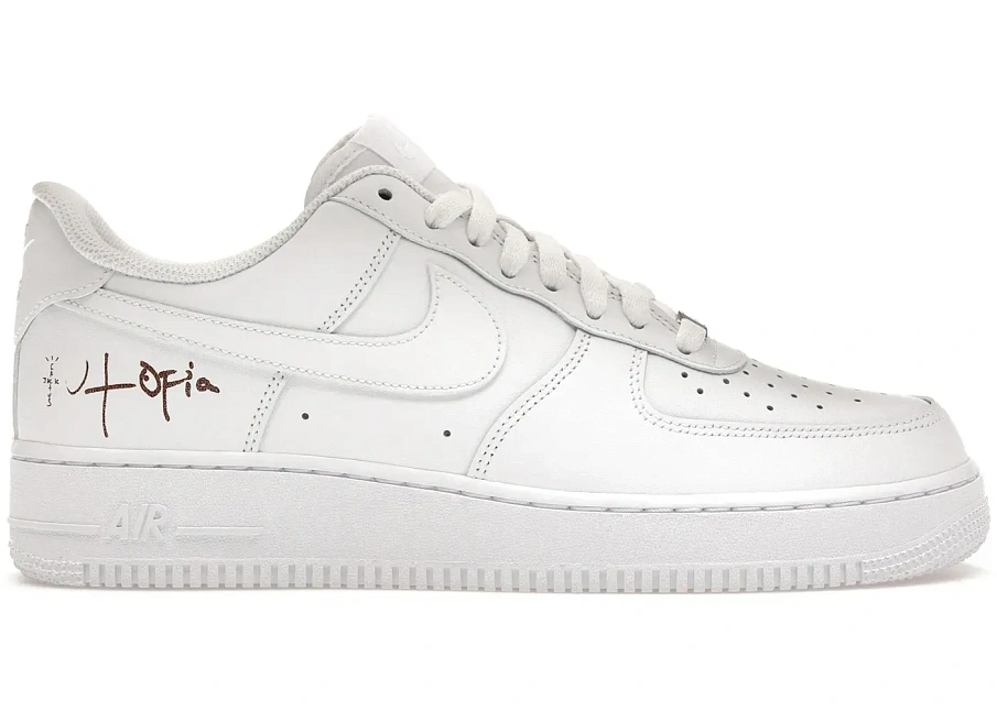 Фото № 1 с приближением к товару «‎Nike Air Force 1 Low '07 White (Travis Scott Cactus Jack Utopia Edition) »