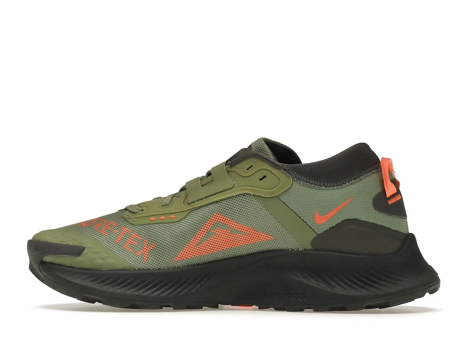 Фото № 5 с приближением к товару «‎Nike Pegasus Trail 3 Gore-Tex Oil Green Iron Grey Total Orange»