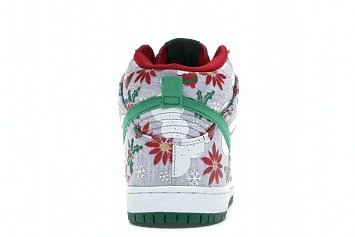 Nike SB Dunk High Concepts Ugly Christmas Sweater Grey - 4