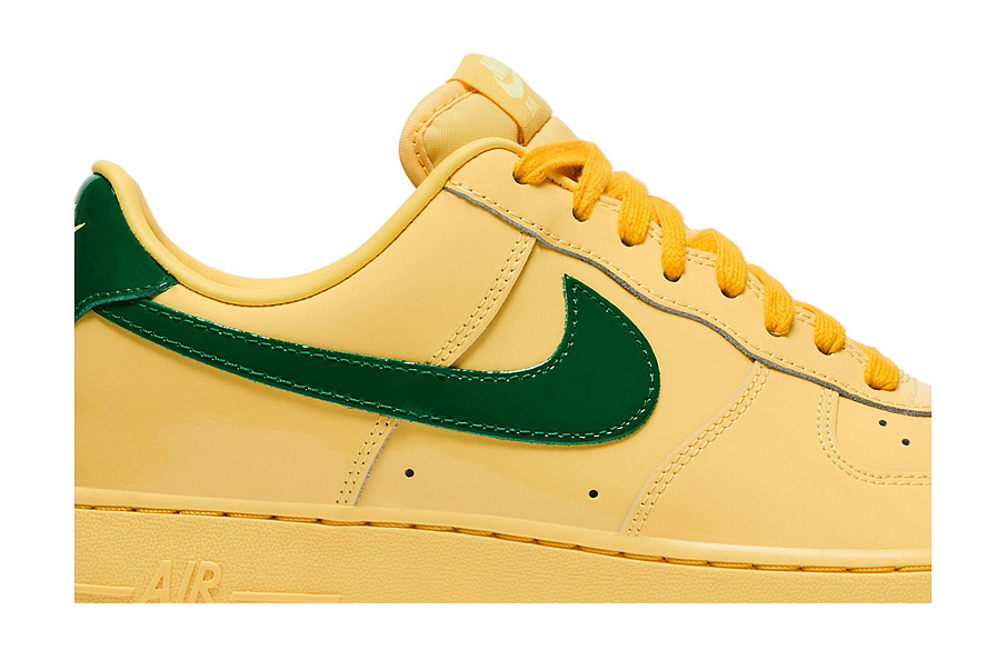Фото № 3 с приближением к товару «‎Nike Air Force 1 Low Patent Leather Topaz Gold»