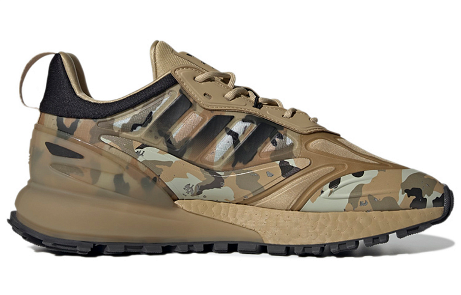 Фото № 2 с приближением к товару «‎adidas originals ZX 2K Boost 2.0 Trail Running Shoes Brown»