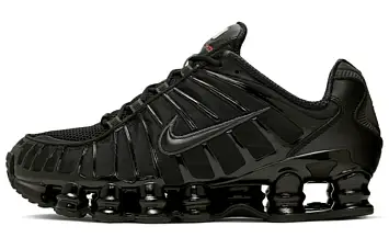  Nike Shox TL Series Running shoes BlackMetallic HematiteMax Orange - 1