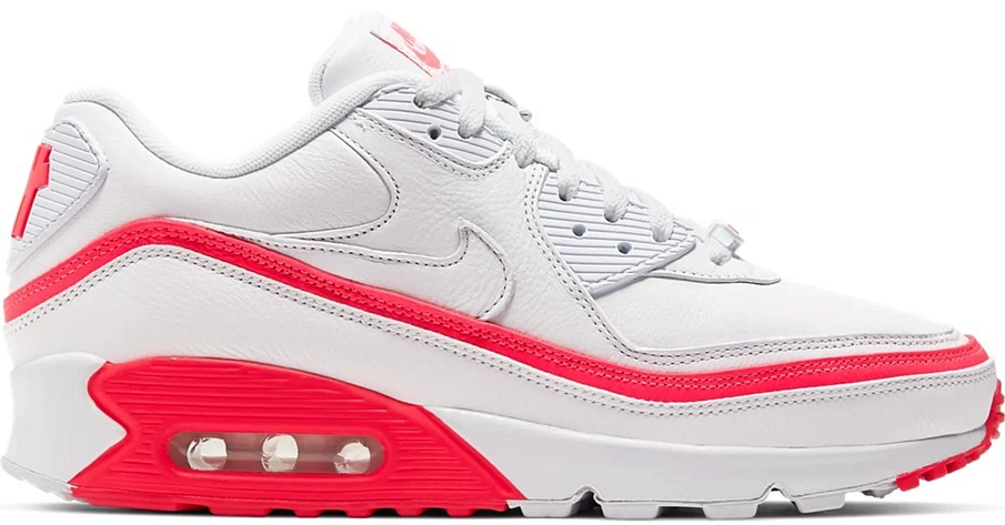 Фото № 1 с приближением к товару «‎Nike Air Max 90 Undefeated White Solar Red»