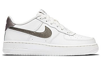 Фото № 2 с приближением к товару «‎Nike AIR FORCE 1 (GS) Low Metallic Silver»