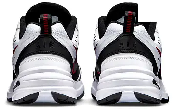 Nike Air Monarch 4 Sports Shoes BlackWhiteRed - 5