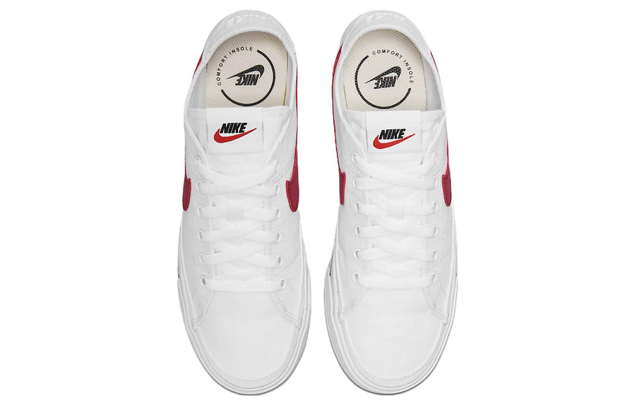 Фото № 4 с приближением к товару «‎Nike Wmns Court Legacy Canvas Low-Top Sneakers WhitePink»