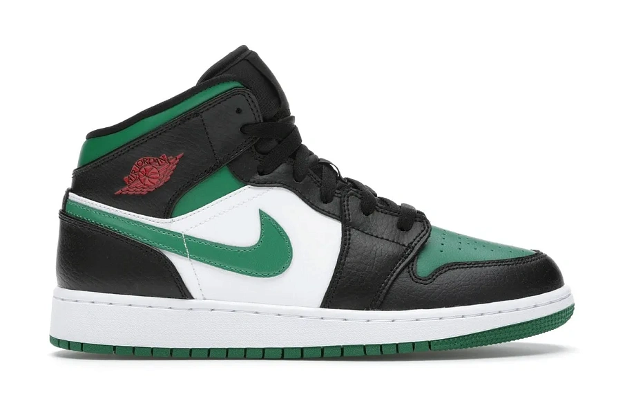 Фото № 1 с приближением к товару «‎Jordan 1 Mid Green Toe »