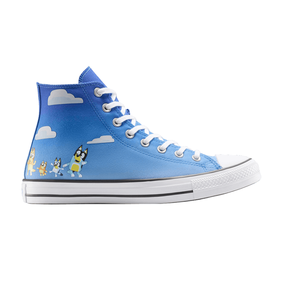 Фото № 1 с приближением к товару «‎Bluey x Converse Chuck Taylor All Star High Bluey & Bingo»