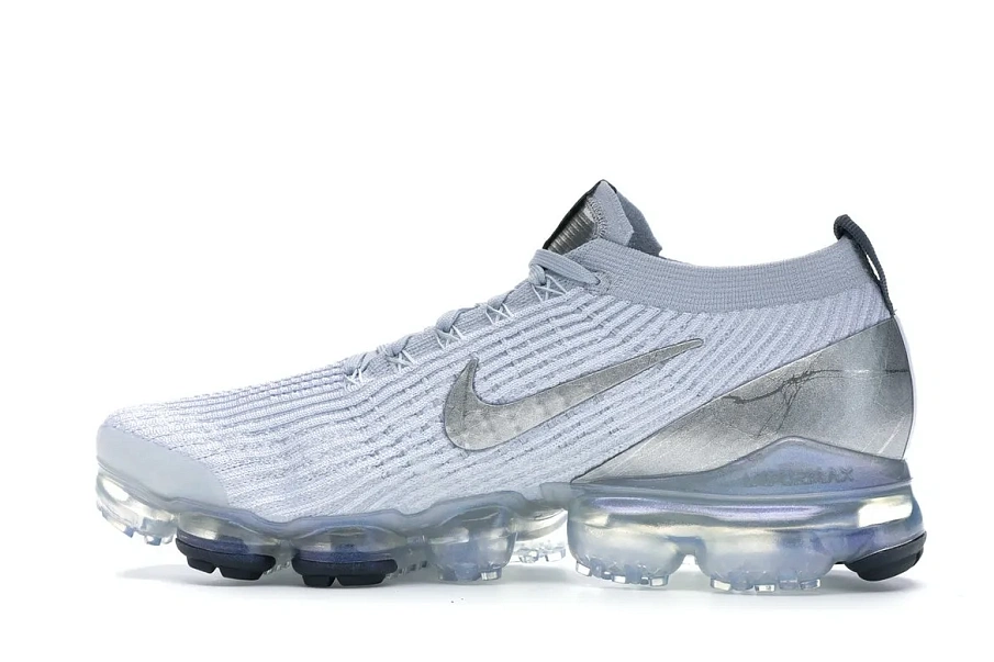 Фото № 5 с приближением к товару «‎Nike Air VaporMax Flyknit 3 White Reflect Silver»
