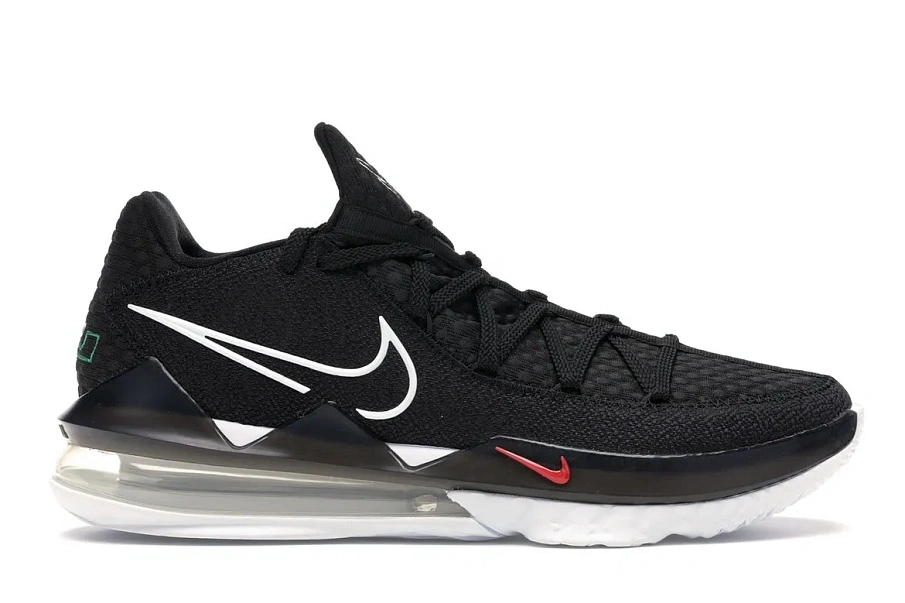 Фото № 1 с приближением к товару «‎Nike LeBron 17 Low Black White»
