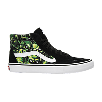 Фото № 1 с приближением к товару «‎Supreme x Vans Sk8-Hi Glow-In-The-Dark Skull Pile»