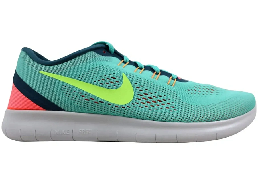 Фото № 1 с приближением к товару «‎Nike Free RN Hyper Turquoise/Ghost Green »