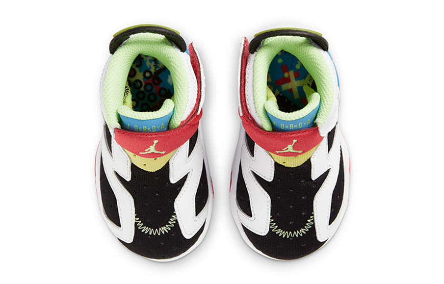 Фото № 4 с приближением к товару «‎Jordan Air Jordan 6 Retro Little Flex TD 'Multi White'»