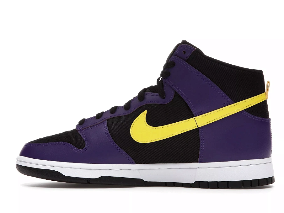 Фото № 6 с приближением к товару «‎Nike Dunk High EMB Lakers»