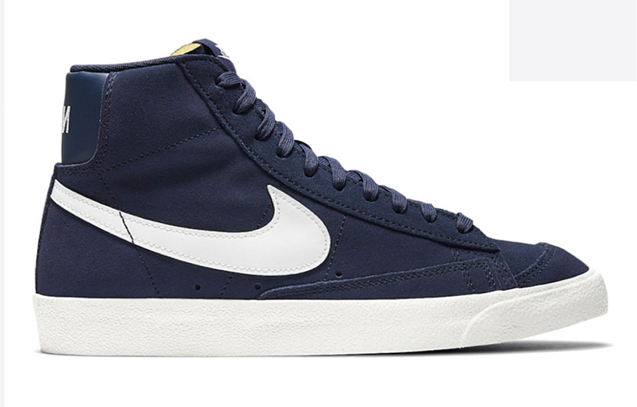 Фото № 2 с приближением к товару «‎Nike Blazer Mid '77 "Navy Suede" Blue»