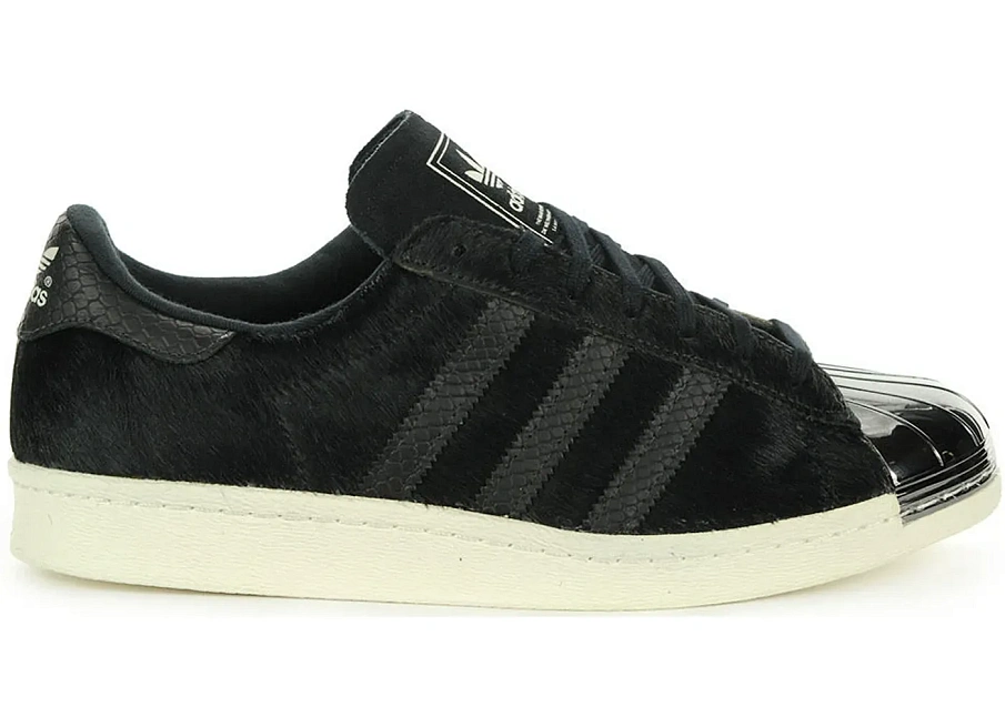 Фото № 1 с приближением к товару «‎adidas Superstar 80s Metal Toe Pony Hair Black»