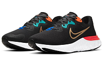 Фото № 3 с приближением к товару «‎Nike Renew Run 2 Shoes BlackGoldenOrange»