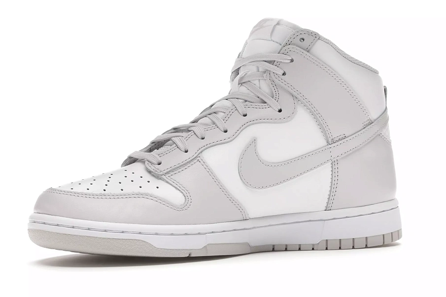 Фото № 4 с приближением к товару «‎Nike Dunk High Retro White Vast Grey (2021)»