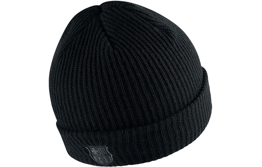 Фото № 2 с приближением к товару «‎Nike FC Barcelona Winter Hat Black»