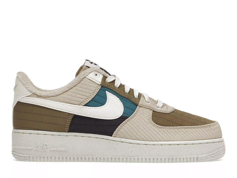 Фото № 1 с приближением к товару «‎Nike Air Force 1 Low '07 LX Toasty Brown Kelp Sail Rattan Cave Purple»