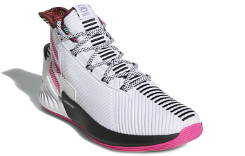 Adidas D Rose 9 Basketball Shoes Pink - 5