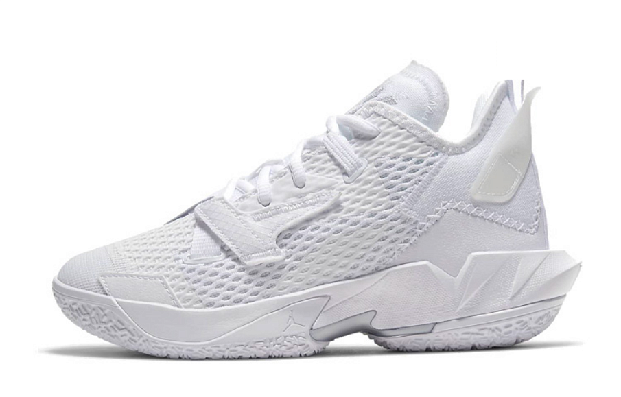 Фото № 1 с приближением к товару «‎Air Jordan Why Not Zer 0.4 (GS) White ActualBasketball Shoes»