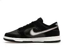 Фото № 3 с приближением к товару «‎Nike Dunk Low Airbrush Swoosh Black»