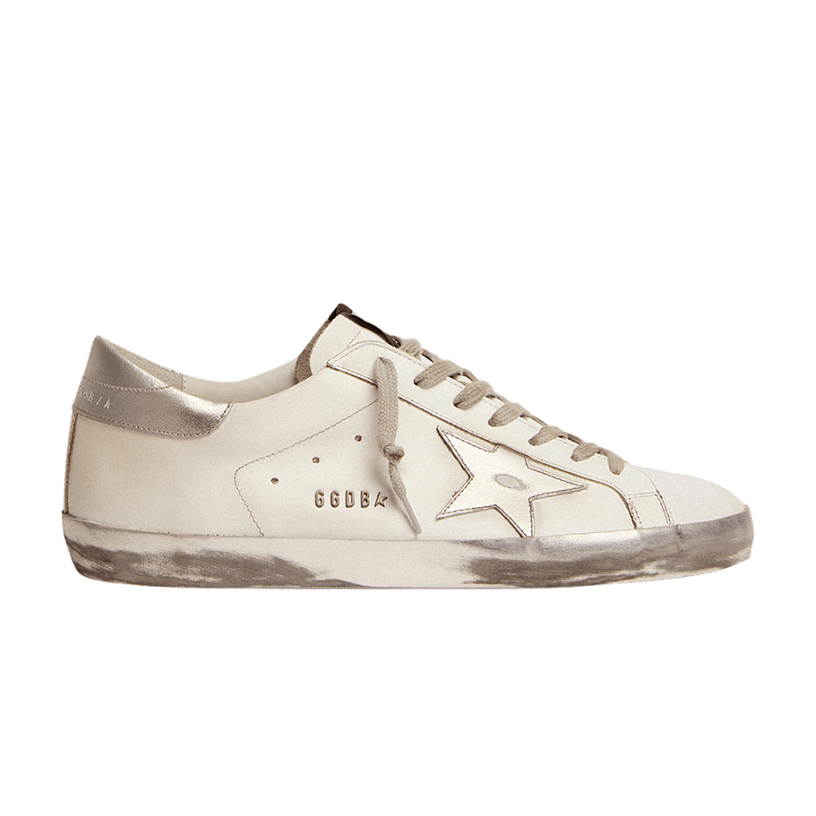 Фото № 1 с приближением к товару «‎Golden Goose Superstar White Silver Glitter»
